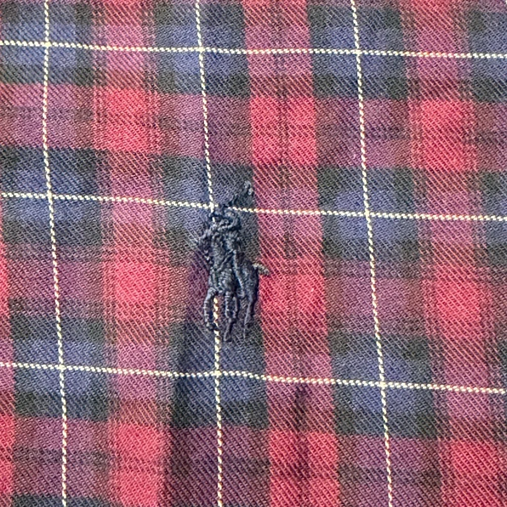 Ralph Lauren Men's‎ Plaid Shirt in Red and Blue
